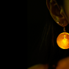 Yellow Transparent Glow in Dark LED Light Earrings – Rave Party / Beach Party Fancy Jewellery for Women gifting