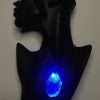 Blue Portal – Crystal Shape Mystical Blue Pendant – Rave Party / Beach Party Fancy Jewellery for Men and Women gifting