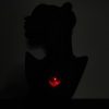 Light Heart – Red Heart Shaped Glow in the Dark Pendant for Romantic Dinner Night, Beach Party for Men/ Women gifting