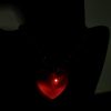 Light Heart – Red Heart Shaped Glow in the Dark Pendant for Romantic Dinner Night, Beach Party for Men/ Women gifting