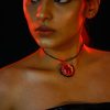 Evil Eye Transparent Pendant – Mystical Glow in the Dark Pendant for Rave Party / Beach Party Fancy Jewellery for Women gifting