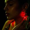 Sunset Red Transparent Glow in the Dark LED Earing –  Rave Party / Beach Party Fancy Jewellery for Women gifting
