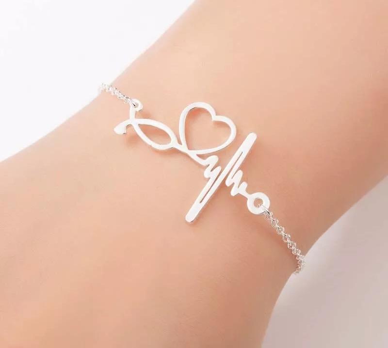 heartbeat bracelet anklet