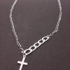 Silver Plated Chain with Cross