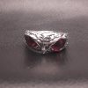 Ring Owl Eyes Red for Casual Outfit