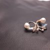 Pearl Mermaid Cuff Earrings / Fairy Crawler Earrings