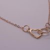 Mingled Heart Necklace Golden