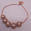 Rose Gold AD Adjustable Bracelet for Women