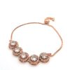 Rose Gold AD Adjustable Bracelet for Women