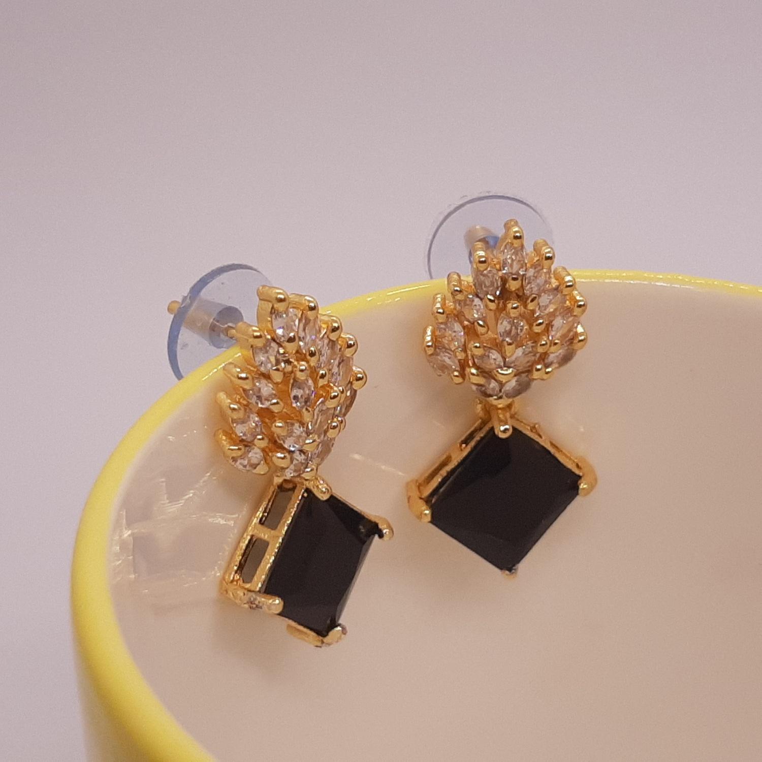 Artificial hot sale golden earrings