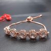 Rose Gold AD Adjustable Bracelet for Women