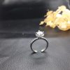 AD Small Round Crystal Adjustable Ring for Women