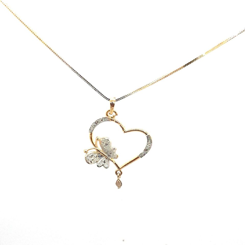 Ad heart pendant and necklace