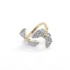 AD Butterfly Crystal Ring for Women