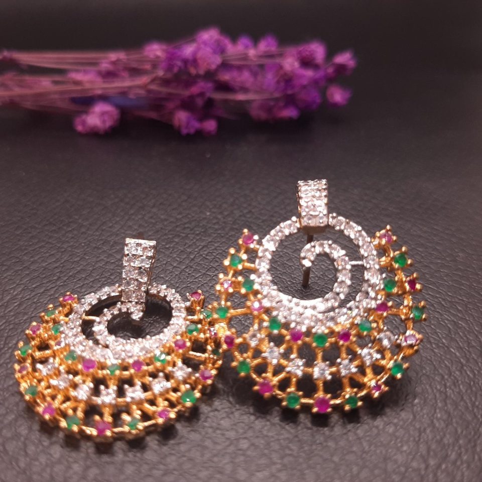 Colorful AD Earrings for Women and Girls