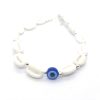 Evil Eye Anklet with White Conch