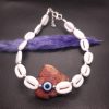 Evil Eye Anklet with White Conch