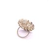 AD Peacock Golden Ring for Women