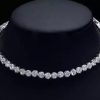 AD Crystal Chocker Necklace