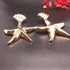 Golden Star Fish Earrings