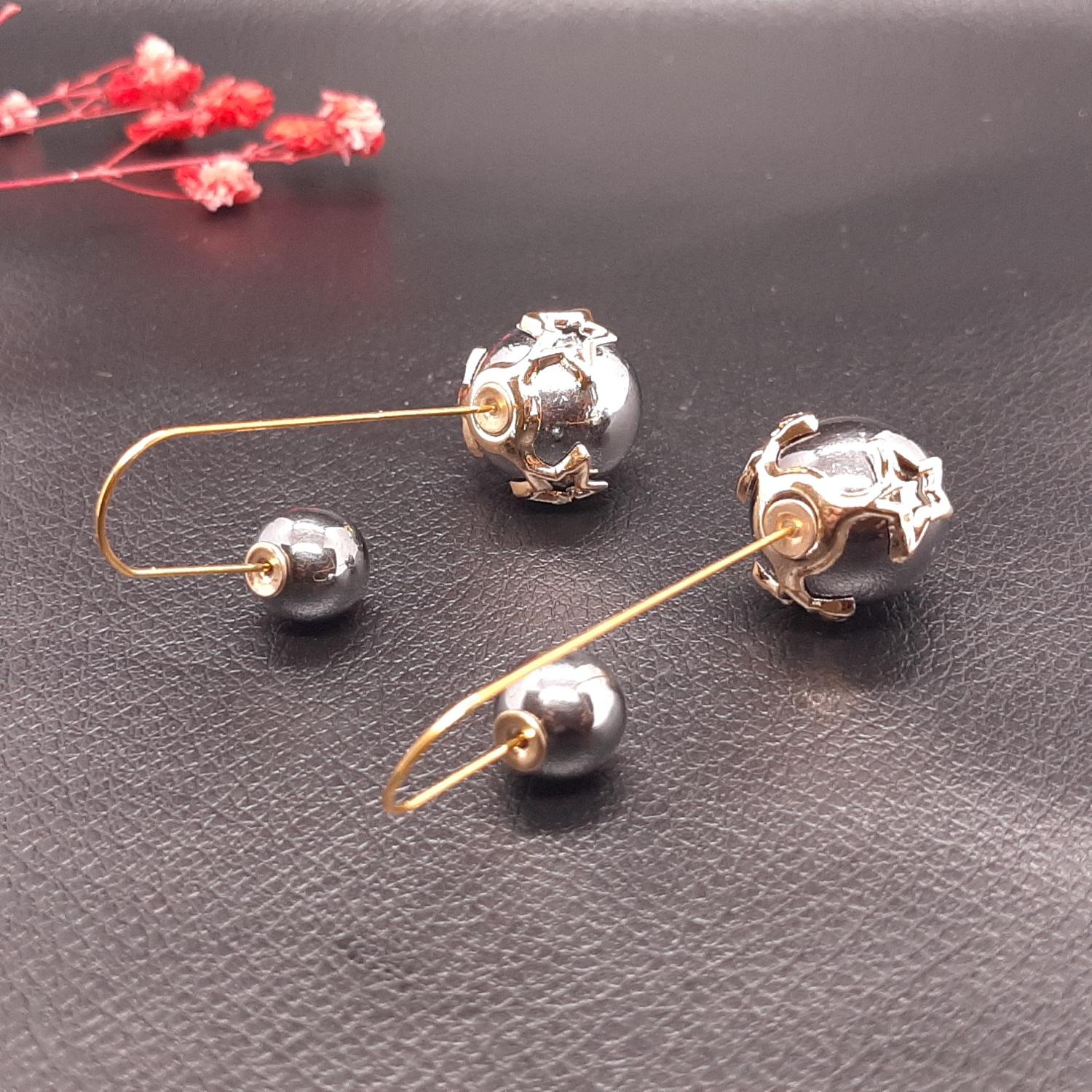 Aggregate more than 132 double pearl earrings super hot