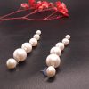 White Pearls Long Earring