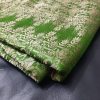 Parrot Green Banarasi Brocade Silk Cotton Blend Fabric