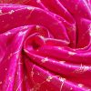 Pink Banarasi Brocade Silk Cotton Blend Fabric