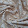 Cream Banarasi Brocade Silk Cotton Blend Fabric