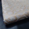 Cream Banarasi Brocade Silk Cotton Blend Fabric