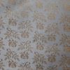 Cream Banarasi Brocade Silk Cotton Blend Fabric