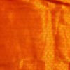 Dark Orange Brocade Satin Silk Cotton Blend Fabric