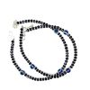 Evil Eye Nazarbattu Anklet with Black Beads