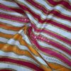 Multicolor Soft Cotton Printed Striped Fabric ( 2.5 Meter) For Women