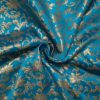 Brocade Fabric Sky Blue Lehnga / Kurti Fabric