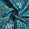 Brocade Fabric Sky Blue Lehnga / Kurti Fabric