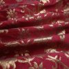 Banarasi Brocade Fabric – Red for Lehnga / Kurti