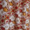 Cotton Fabric Foil Print Beautiful Multicolor ( 2.5 Meter) For Women